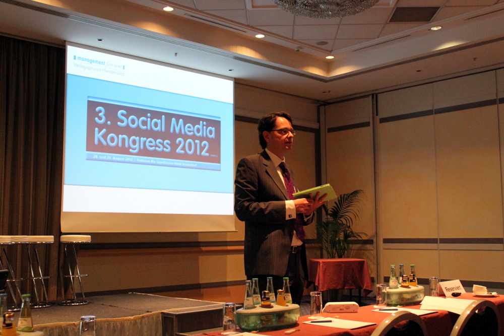 Thomas Knüwer @ 3. Social Media Kongress, Düsseldorf