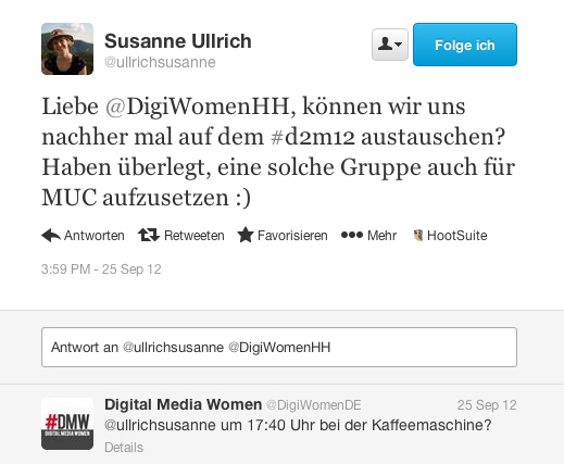 DigiWomen Twitter Kooperation