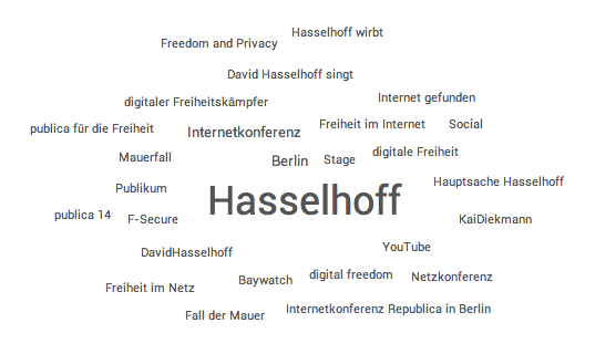 re:publica 2014 Hasselhoff Topics