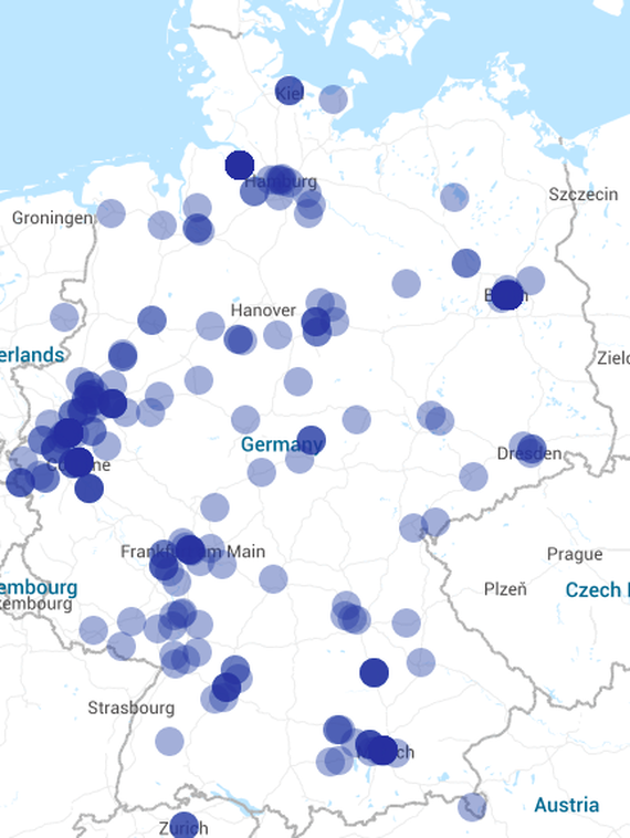 Bahnstreik_Geotagged_Map
