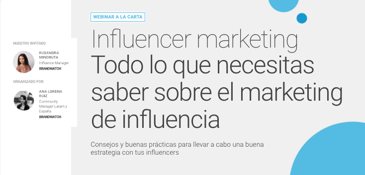 Influencer marketing [Webinar]