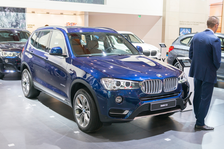 car on showroom floor