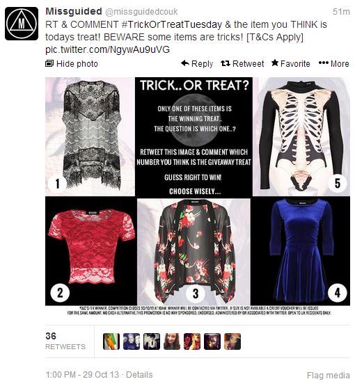 missguided twitter competition