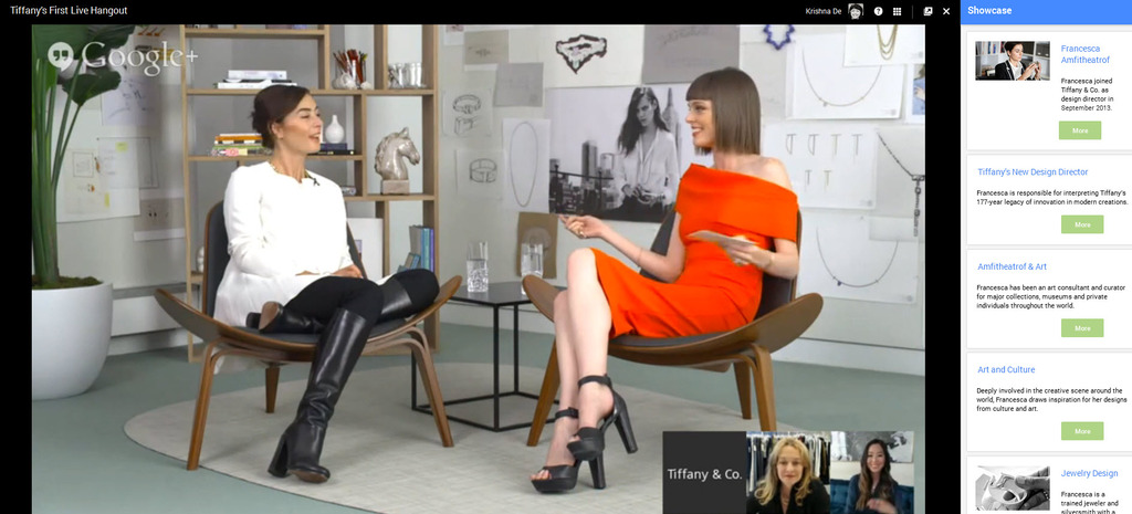 Tiffany-and-Co-first-shoppable-Google-Hangout-on-Air-uses-the-showcase-app-to-promote-products