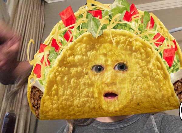 Taco Bell's snapchat marketing featured a sponsored lens