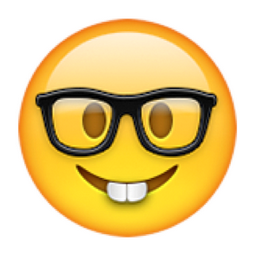 Image of the geek emoji
