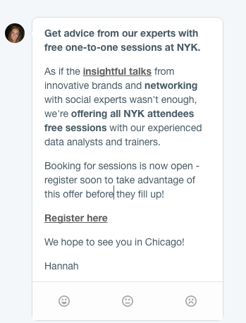 live chat can help event promotion